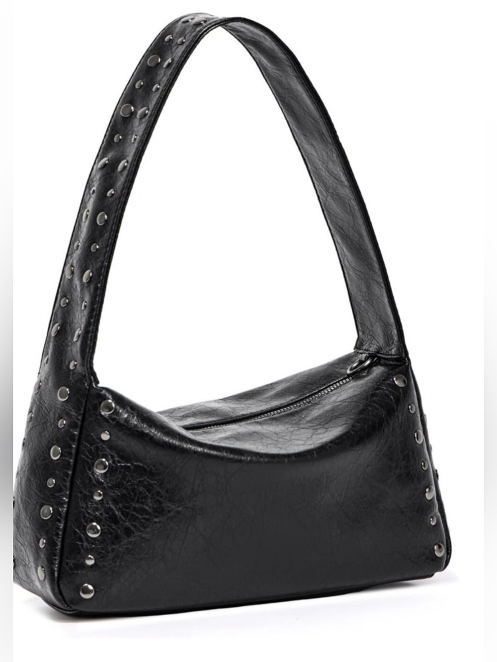 Chic Studded Vegan Leather Shoulder Bag for Women | Y2K Small Purse